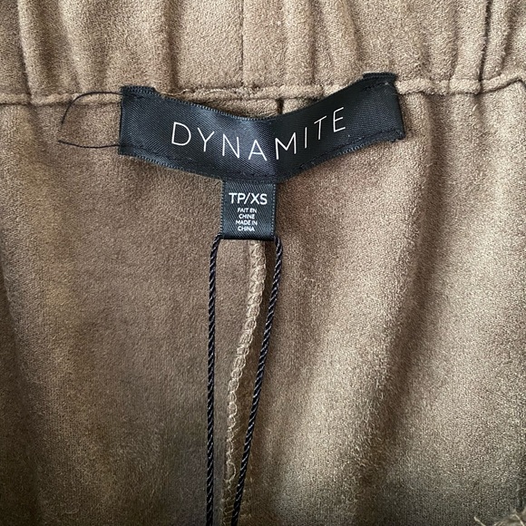 DYNAMITE suede mini skirt - Picture 4 of 5